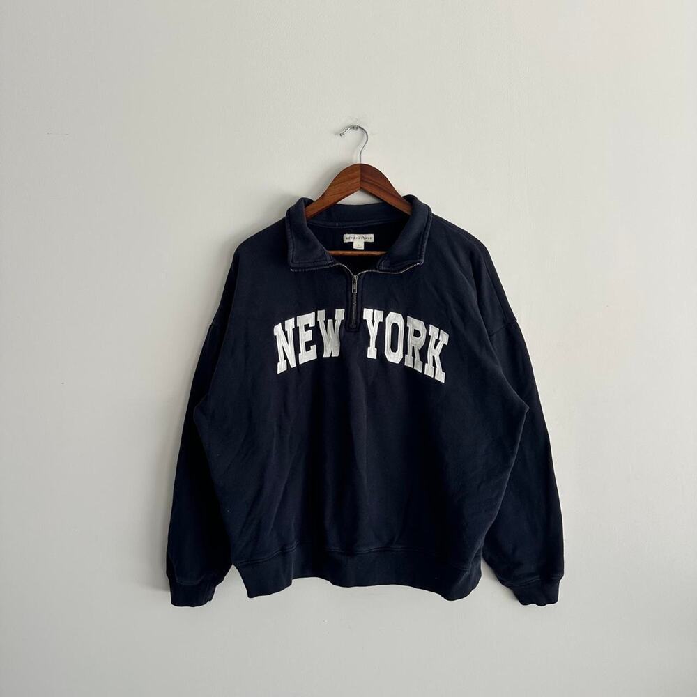 Y2k Aeropostale New York Quarter Zip Sweatshirt